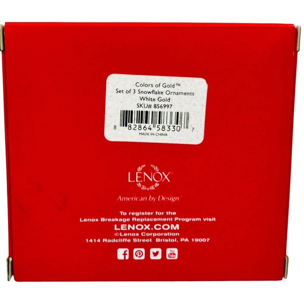 Lenox hanging sku ornament